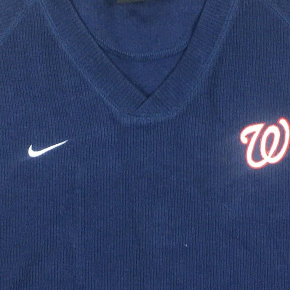 Nike Washington Nationals MLB Washington Nationals Sweater Vest Men’s XL - Picture 4 of 6